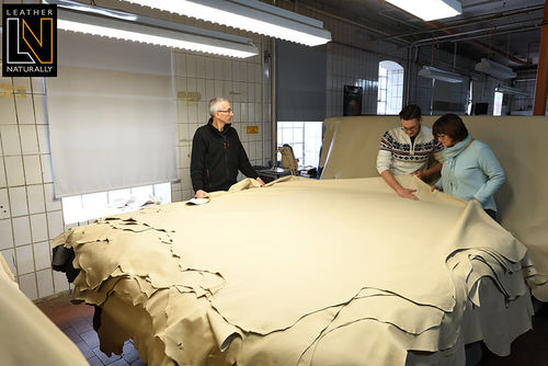 Leather final inspection tannery Leather Naturally.jpg